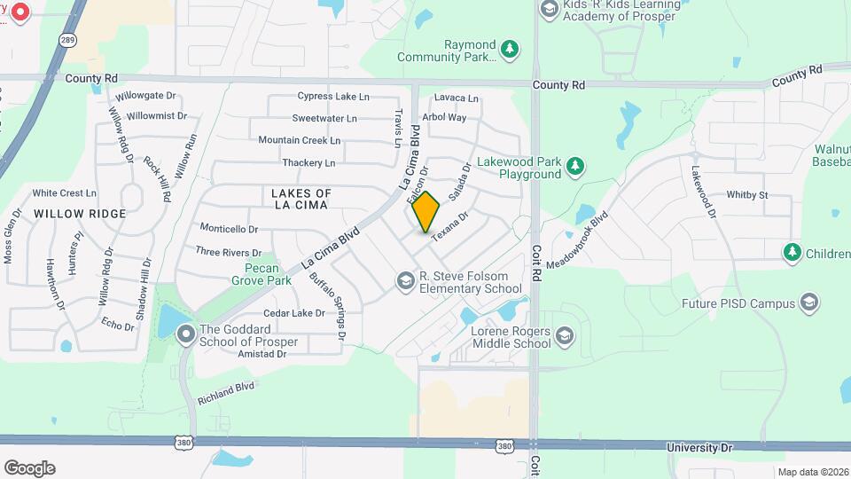800 Texana Dr Map and Location Details