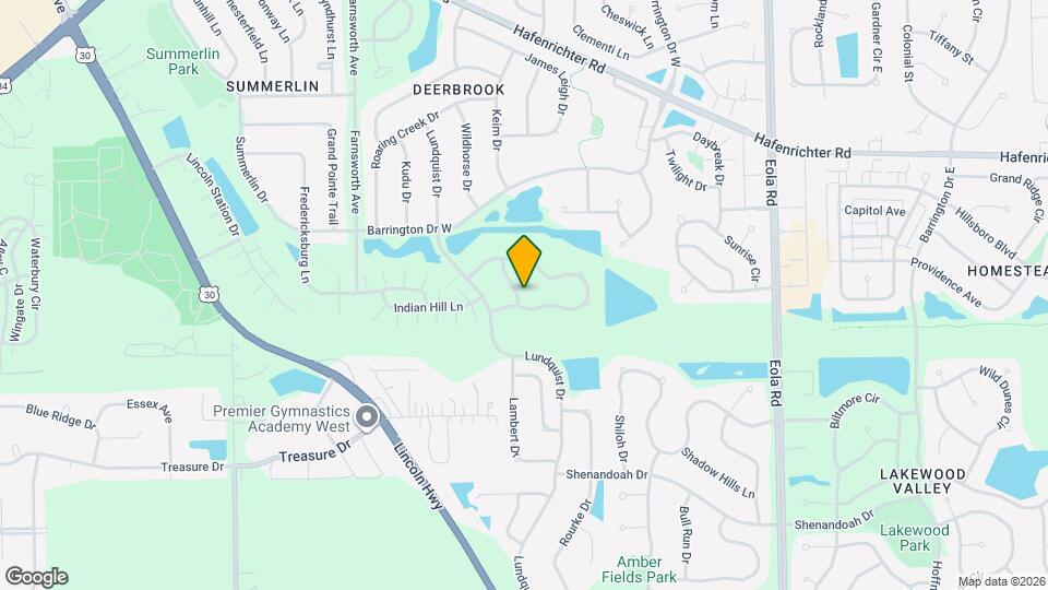 2382 Castle Pines Ln Mapa y Detalles de la Ubicación