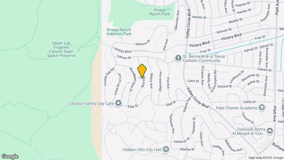 6035 Rod Ave Map and Location Details