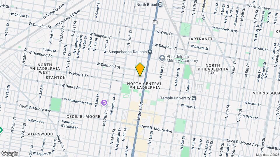 2027 N Carlisle St Mapa y Detalles de la Ubicación