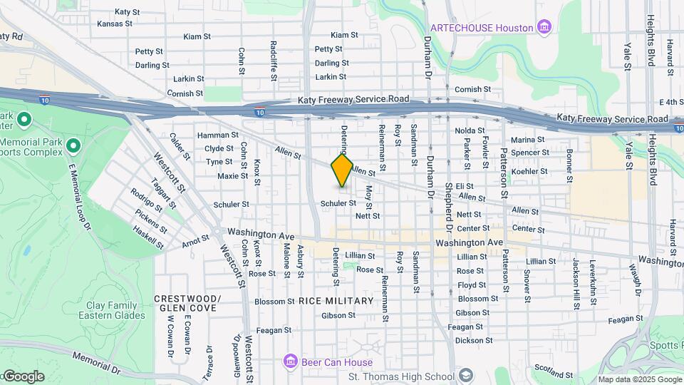 1317 Studer St Map and Location Details