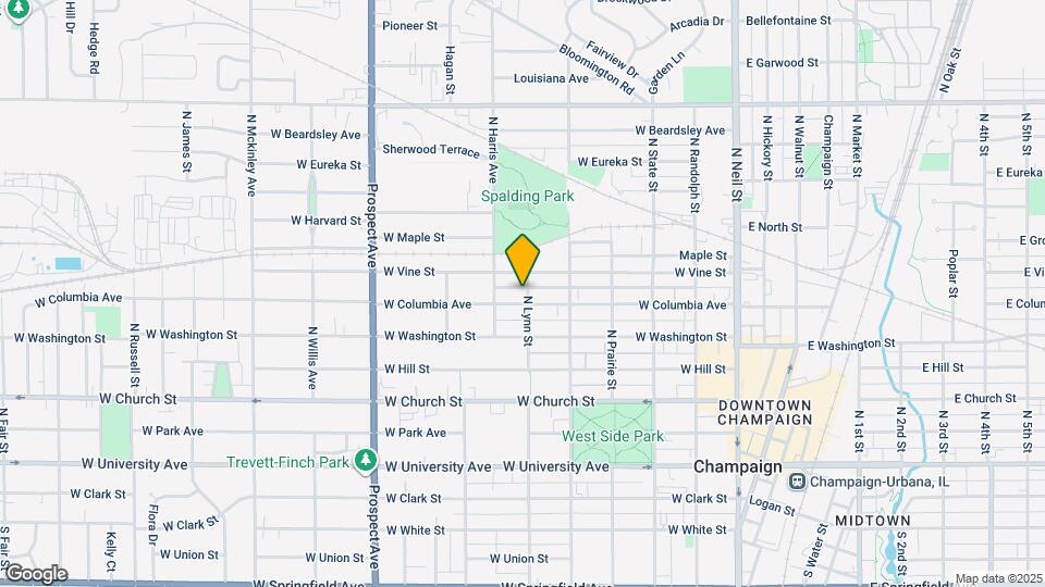 602 W Columbia Ave, Unit 1 Map and Location Details