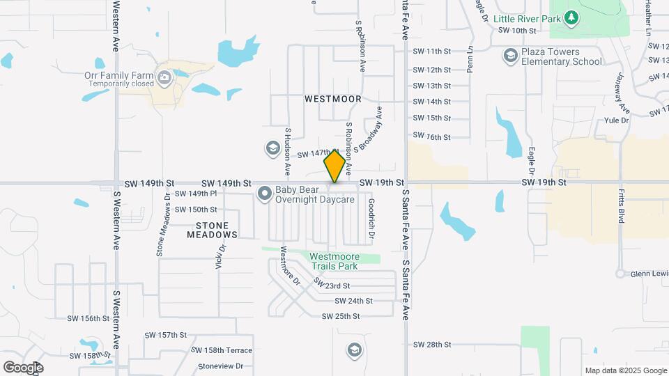 1405 SW 20th St Map and Location Details