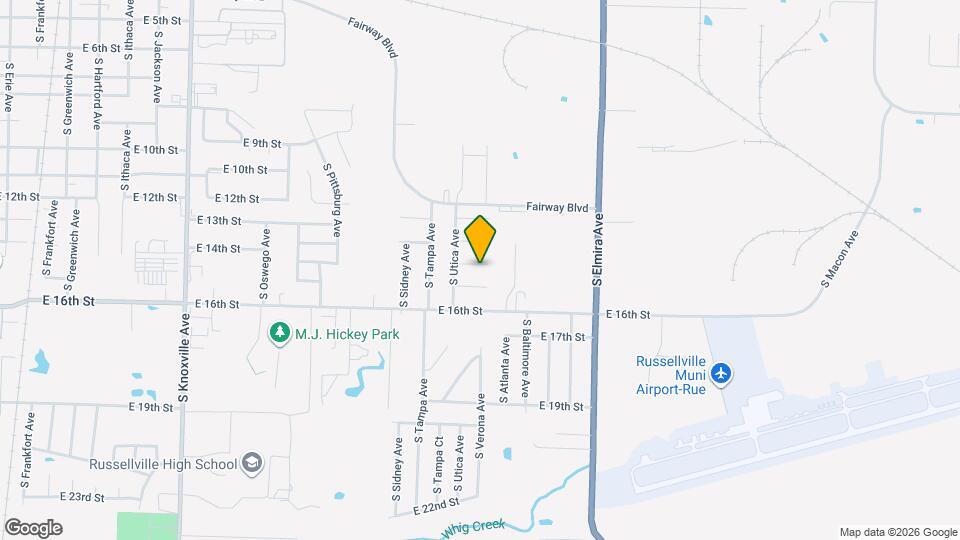 2108 E 14th St Map and Location Details