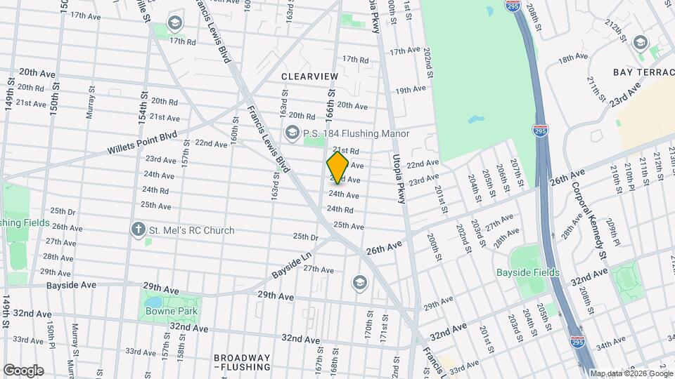 166-23 24th Ave Map and Location Details