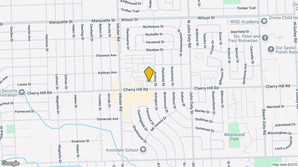 Cherry Hill Village Apartments - Dearborn Heights, MI Map and Location Details