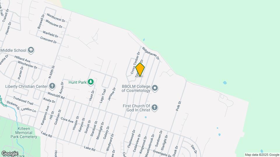 2313 Lazy Ridge Dr Map and Location Details