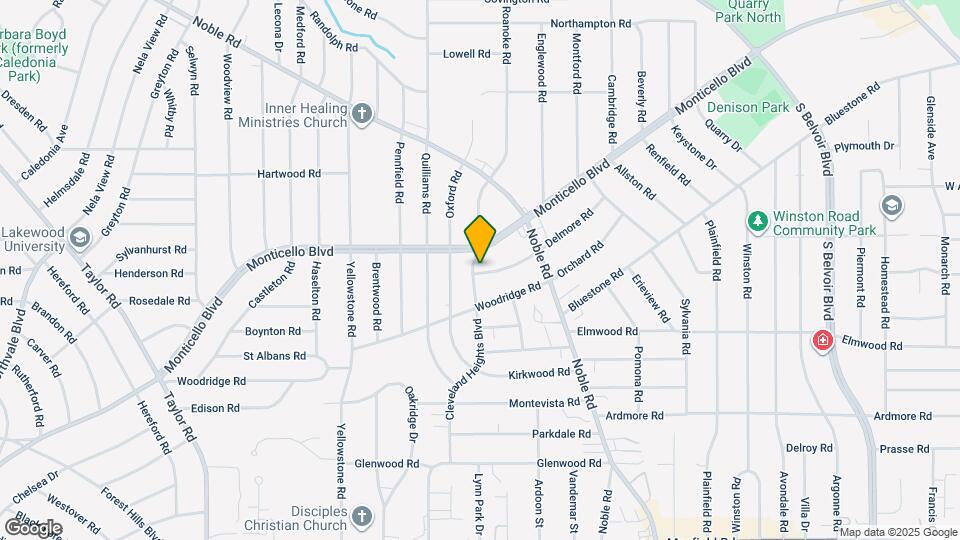 1131 Cleveland Heights Blvd Map and Location Details