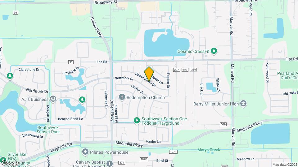 4818 Pecan Grove Dr Map and Location Details