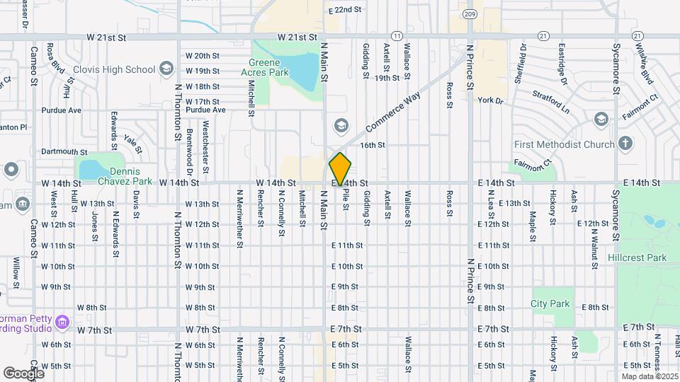 1320 Pile St Mapa y Detalles de la Ubicación