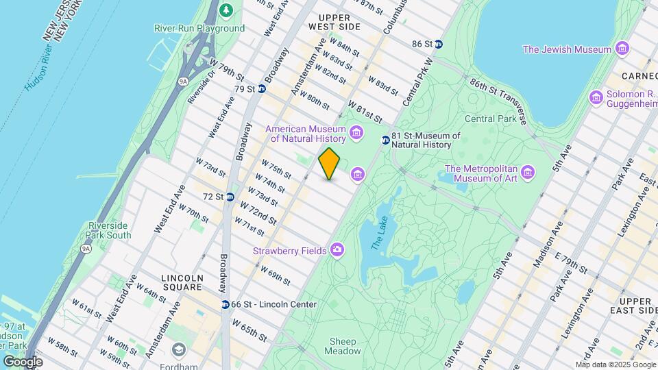 30 W 76th St Mapa y Detalles de la Ubicación