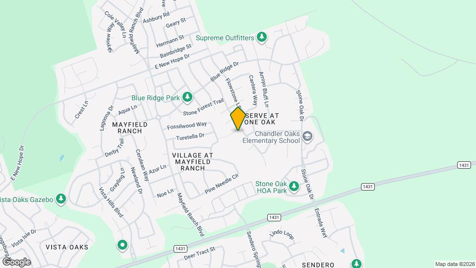 805 Chiselpoint Cove Map and Location Details