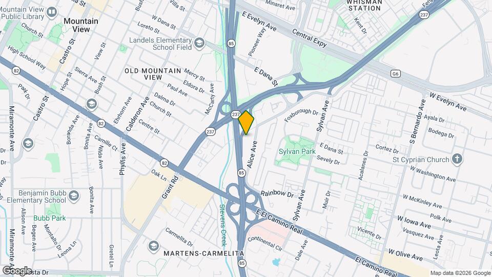 655 Moorpark Way Mapa y Detalles de la Ubicación