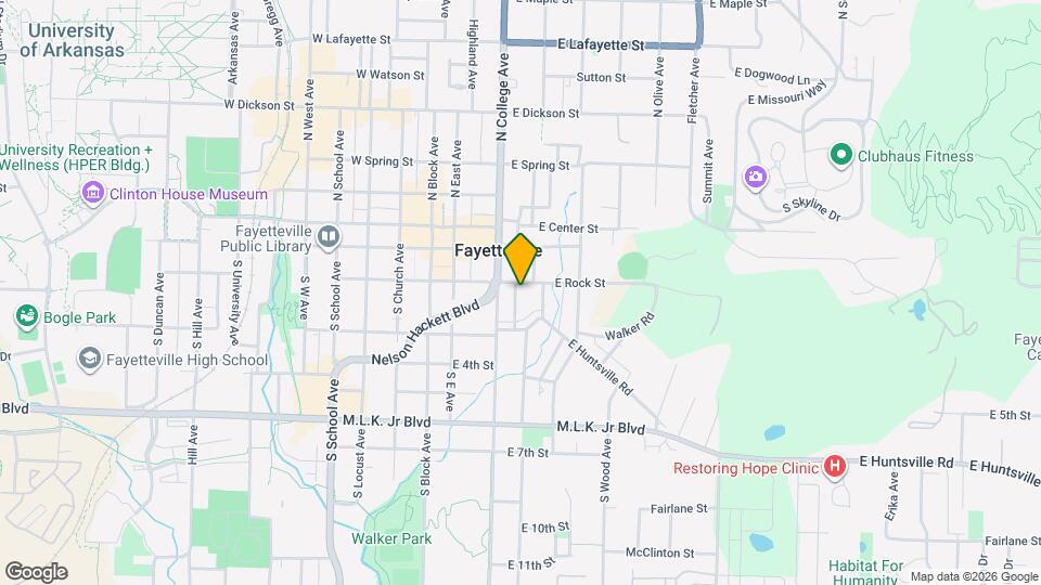 111 E Rock St Map and Location Details