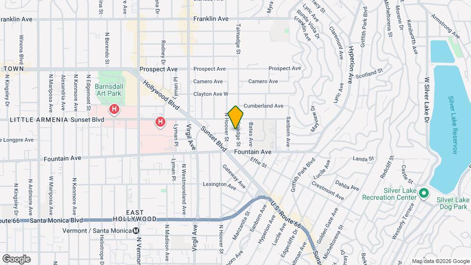 1405 Talmadge St Map and Location Details
