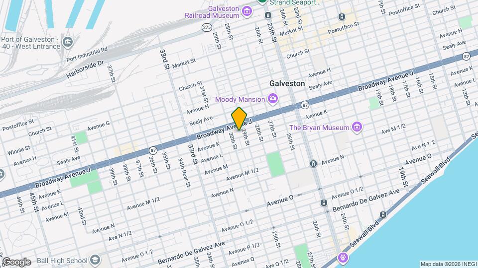 2914 Avenue K Map and Location Details