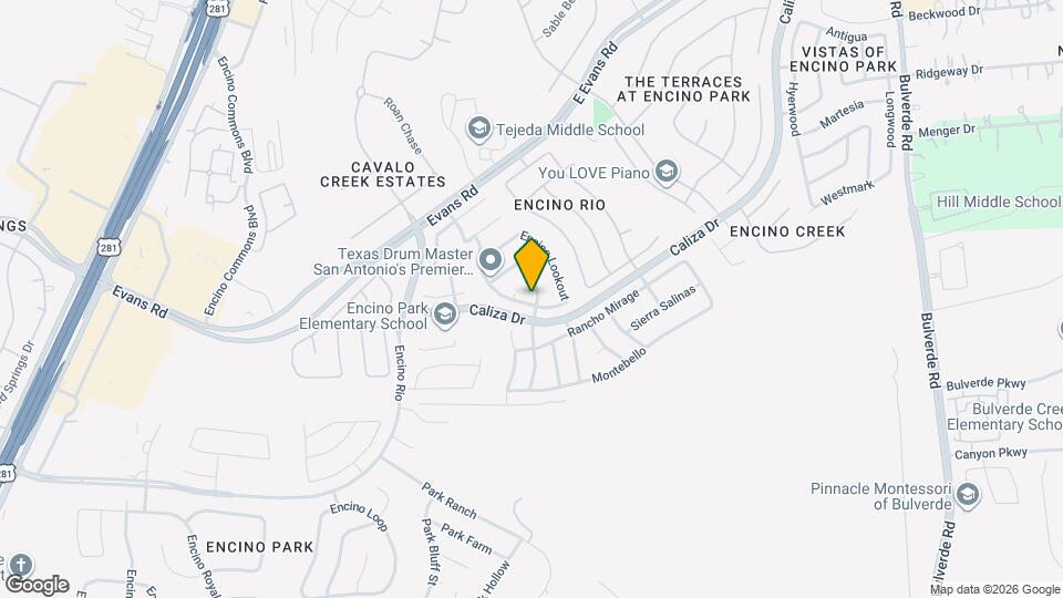 21303 Encino Caliza Map and Location Details