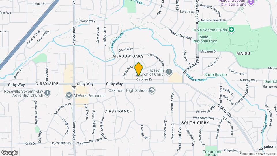 1617 Oakview Dr Map and Location Details