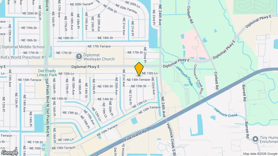 2203 NE 15th Terrace, Unit 117 Map and Location Details