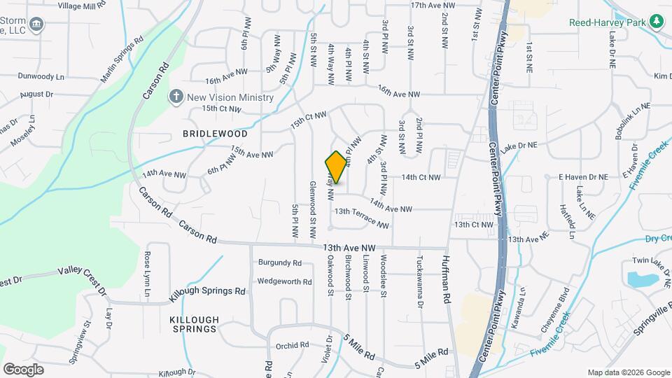 1401 4th Way NW Map and Location Details