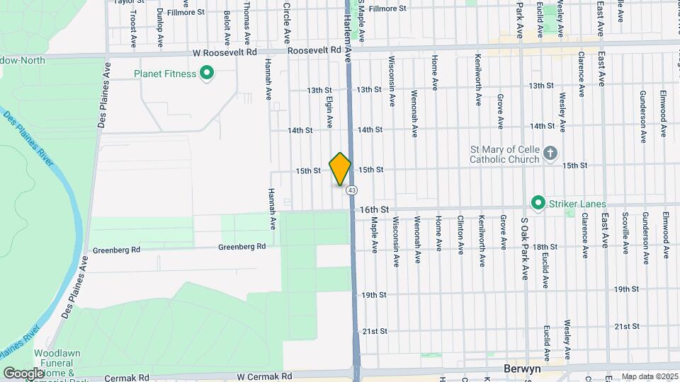 1522 Elgin Ave Map and Location Details