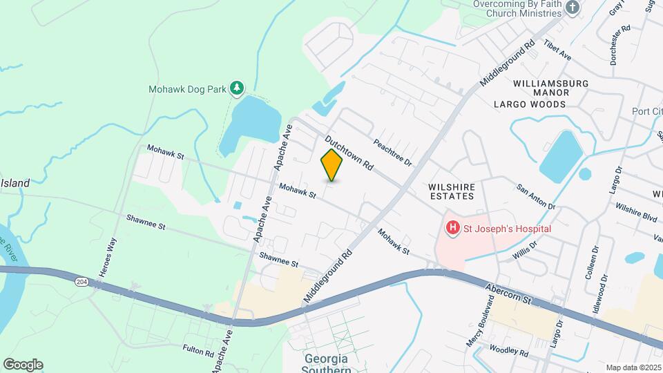 1032 Mohawk St Map and Location Details