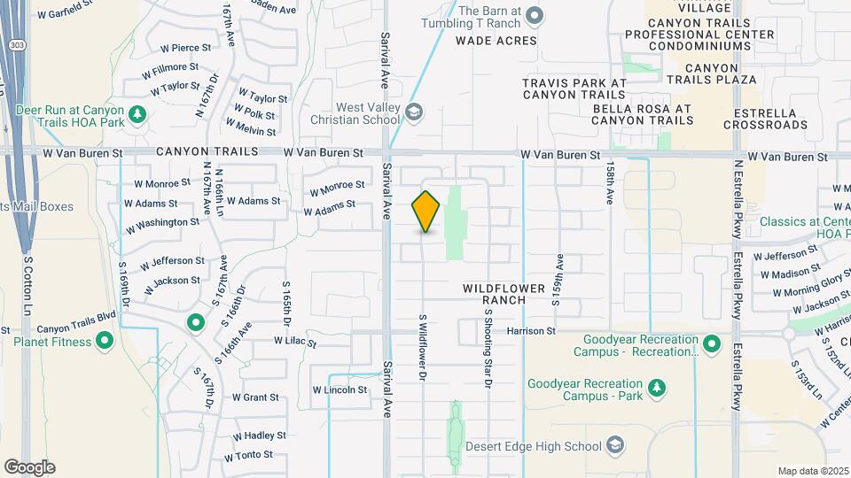 16196 W Mesquite Dr Map and Location Details
