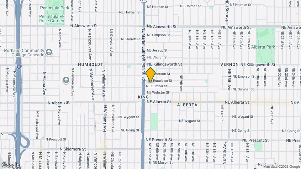 451 NE Sumner St Mapa y Detalles de la Ubicación