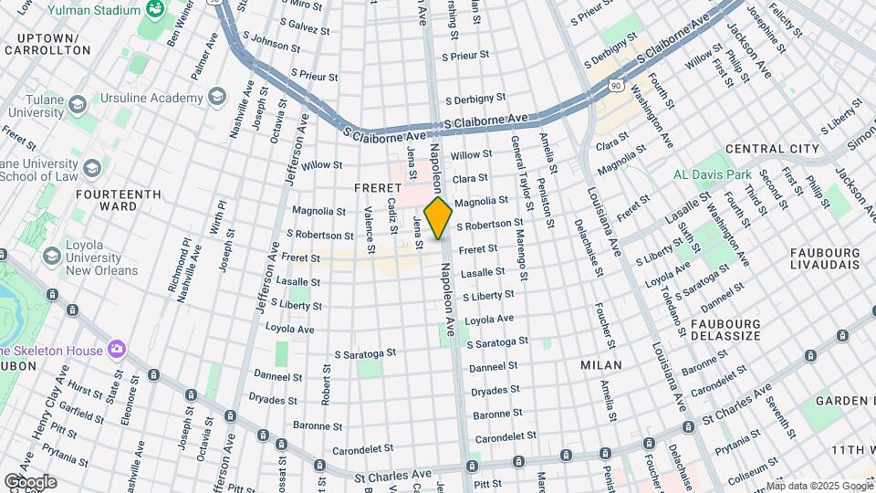 2508 Napoleon Ave Map and Location Details