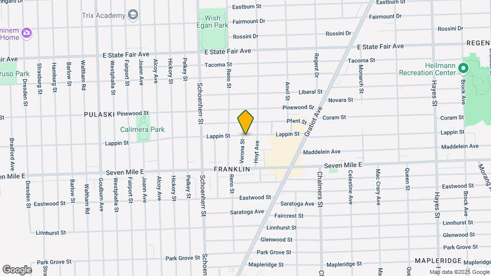 19230 Verona St Map and Location Details