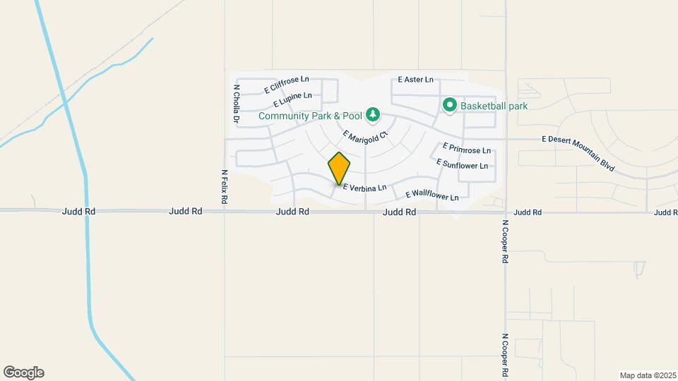 10813 E Verbina Ln Map and Location Details