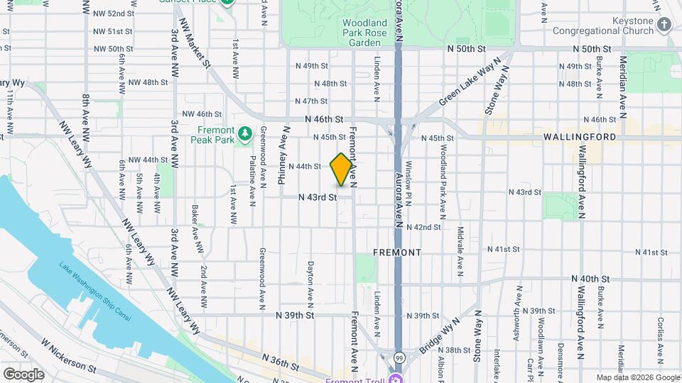 4304 Evanston Ave N Map and Location Details