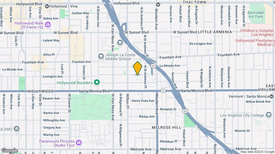 5632 Lexington Ave Map and Location Details
