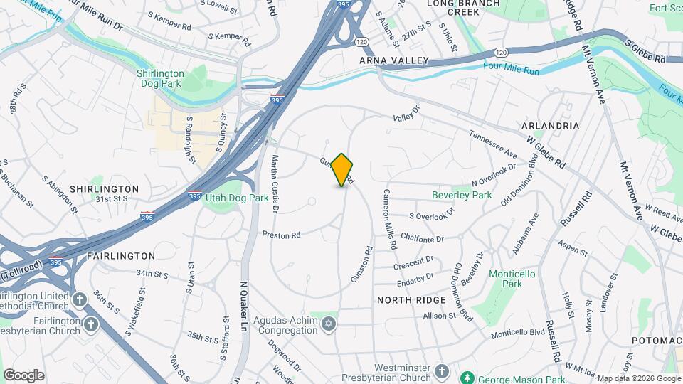 3518 Valley Dr Map and Location Details