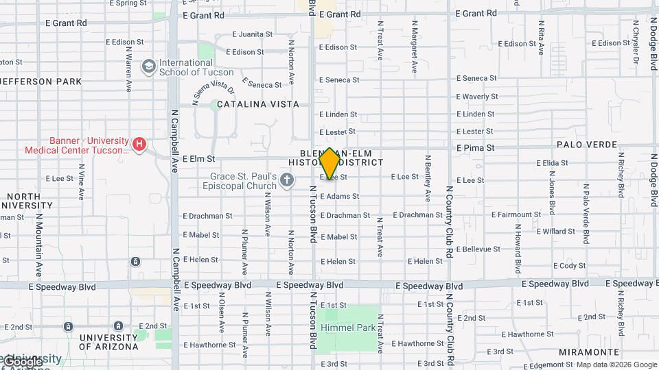 2528 E Lee St Map and Location Details