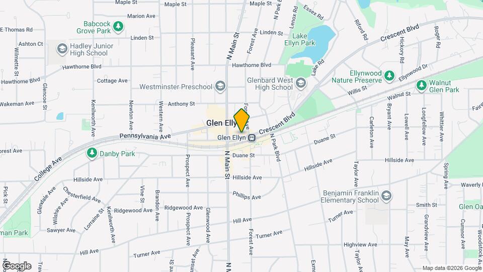532 Crescent Blvd Mapa y Detalles de la Ubicación
