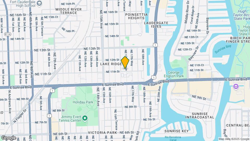 1715 NE 11th St-Unit -Full Unit Map and Location Details
