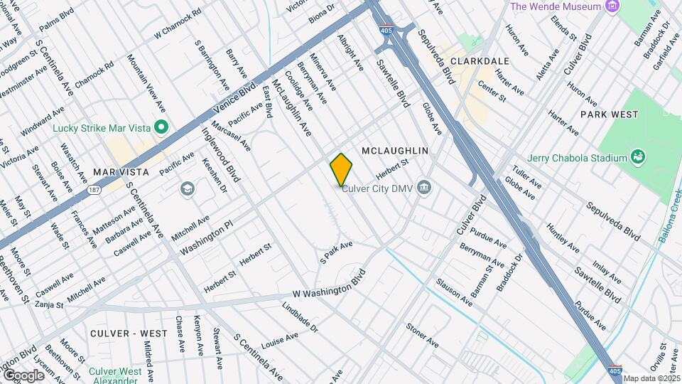 4065 McLaughlin Ave Mapa y Detalles de la Ubicación
