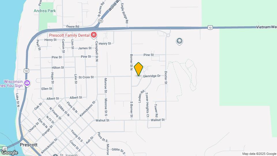 1440 Glenridge Dr Map and Location Details