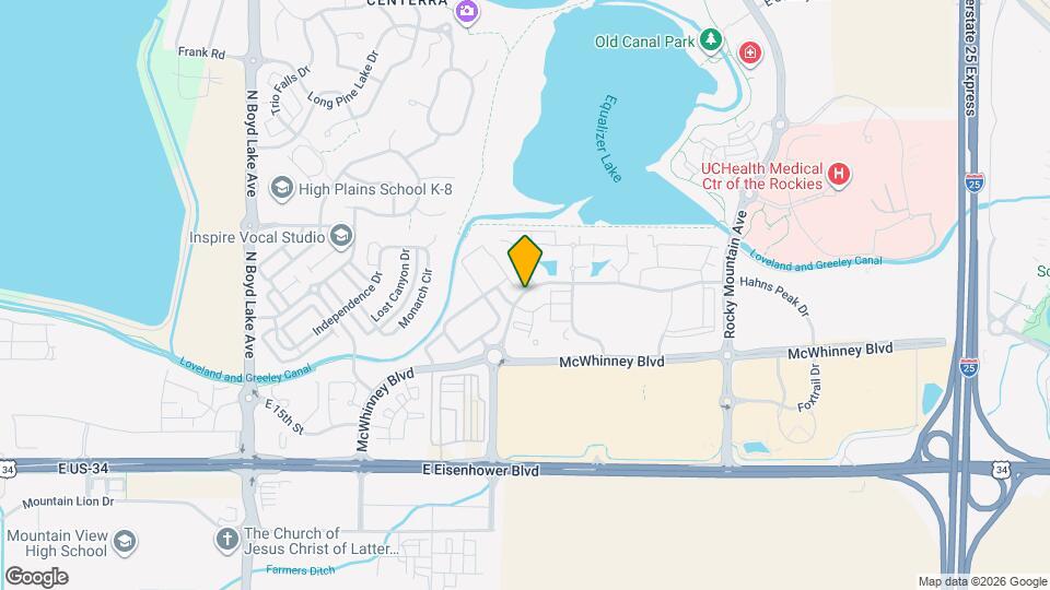 4642 Hahns Peak Dr Map and Location Details