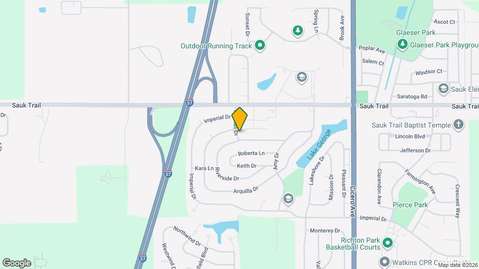 22405 Thomas Dr Map and Location Details