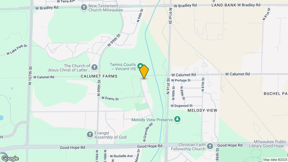 9401 W Calumet Rd Map and Location Details