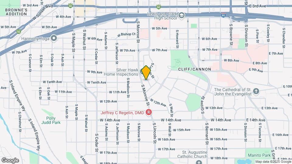 1001 S Monroe St Map and Location Details
