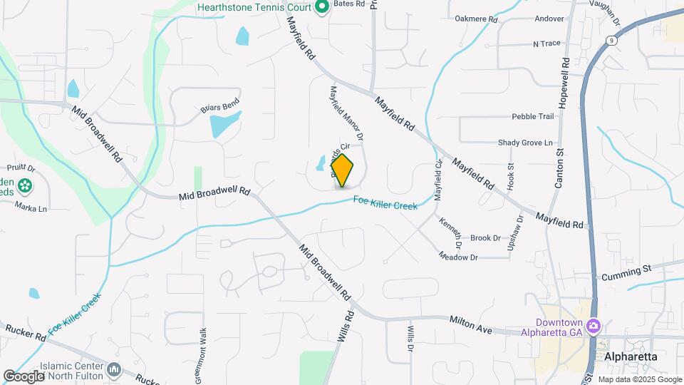 1250 Mayfield Manor Dr Map and Location Details