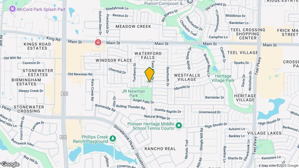 8416 Firewheel Ln Map and Location Details