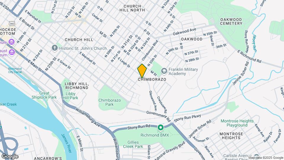 509 N 35th St Map and Location Details