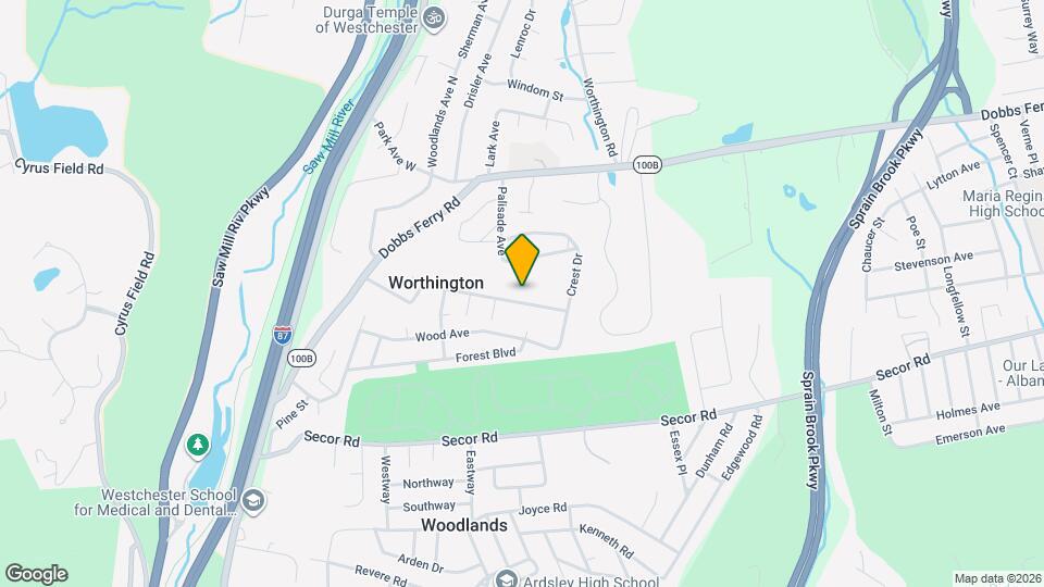 269 Woodlands Ave Mapa y Detalles de la Ubicación