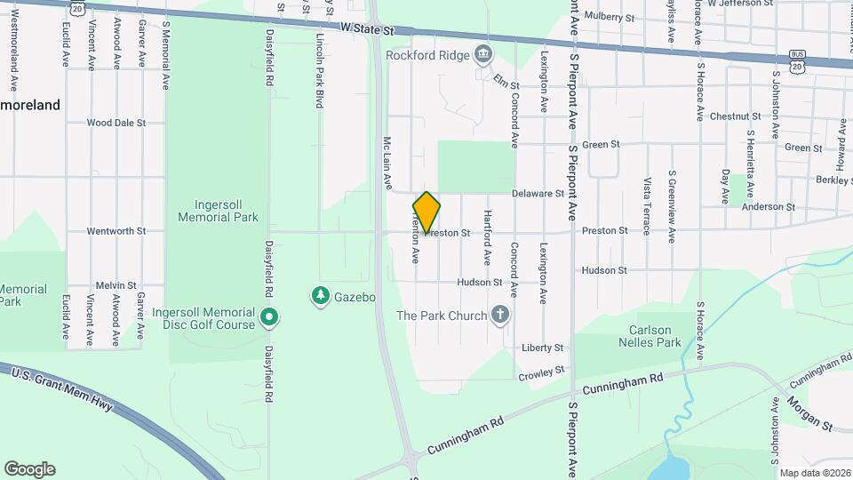 3834 Preston St Map and Location Details