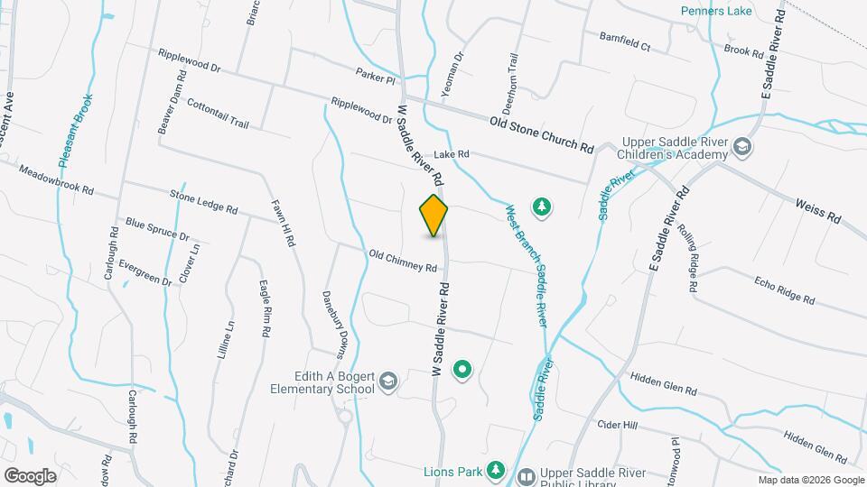 453 W Saddle River Rd Map and Location Details