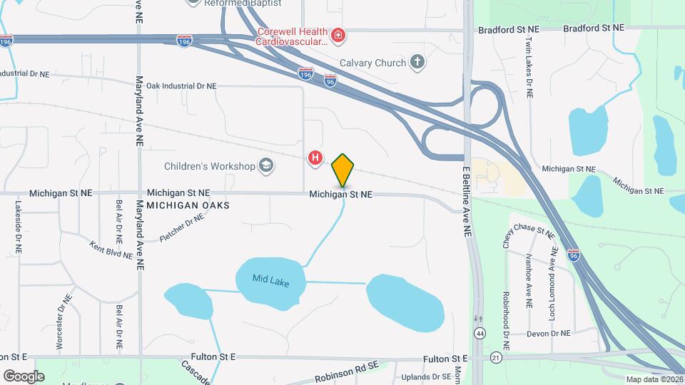 2914 Michigan St NE Map and Location Details